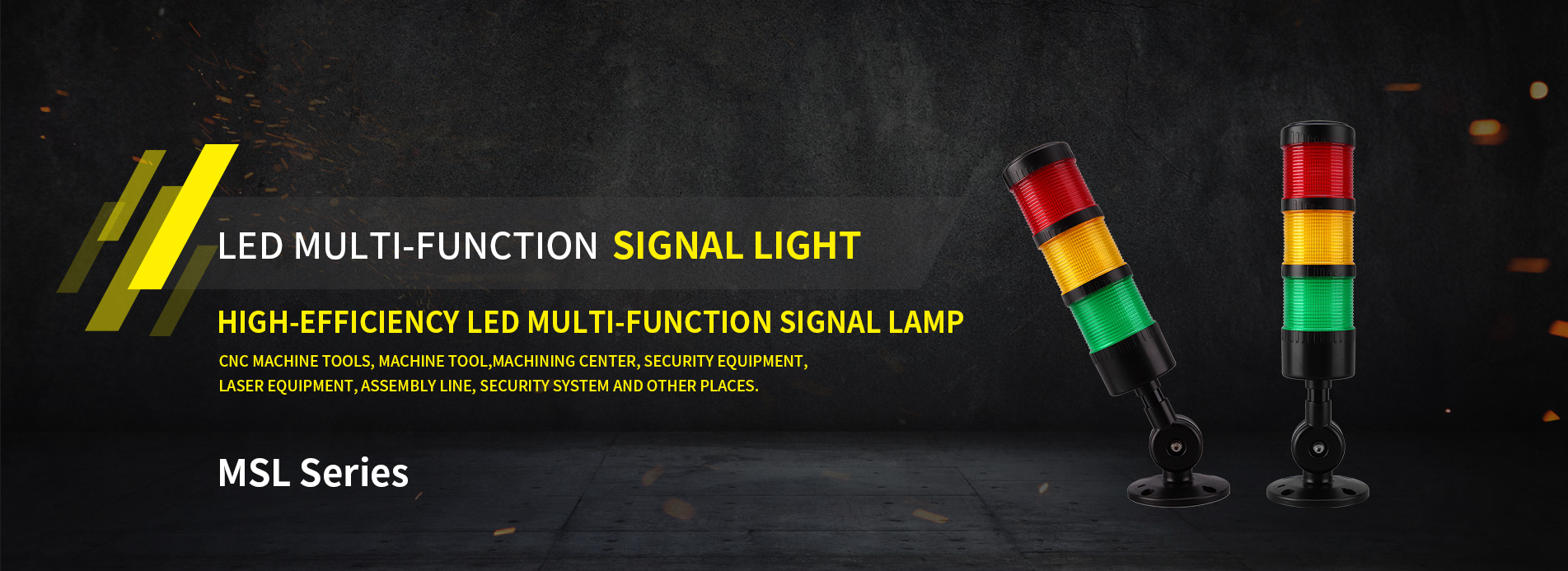 led signal tower light for cnc machine 